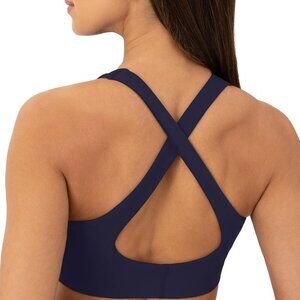 Twilight Criss Cross Back High Impact Sports Bra for Women, Medium